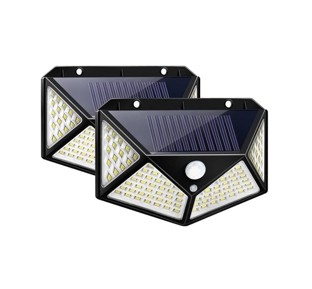 Lámpara Solar de Pared con Sensor de Movimiento – 1,800 lumens, LED Súper Brillante