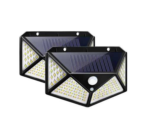 Lámpara Solar de Pared con Sensor de Movimiento – 1,800 lumens, LED Súper Brillante