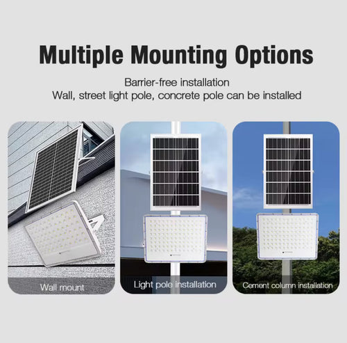 Foco Solar LED 200W FloodLight - 20,000 lumens