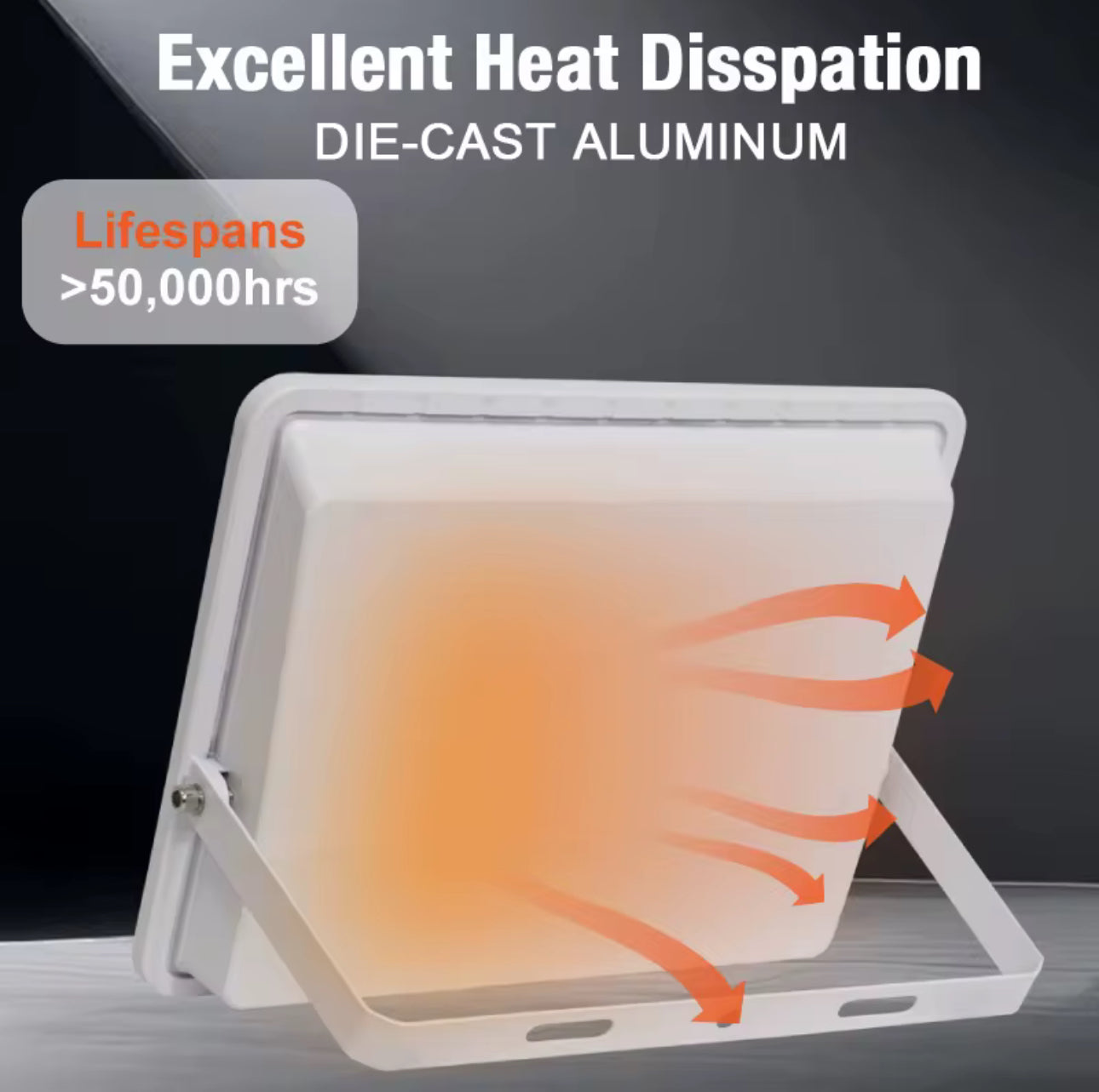 Foco Solar LED 200W FloodLight - 20,000 lumens