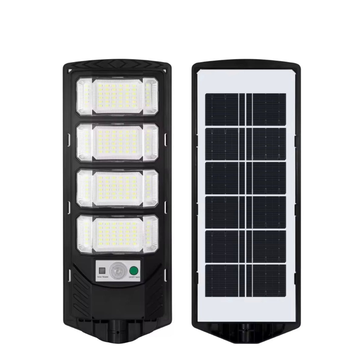 Foco Solar LED 80W con Sensor – lámpara solar exterior resistente al agua | LED Solar Puerto RicoFoco Solar LED 300W con Sensor – lámpara solar potente exterior con control remoto | LED So