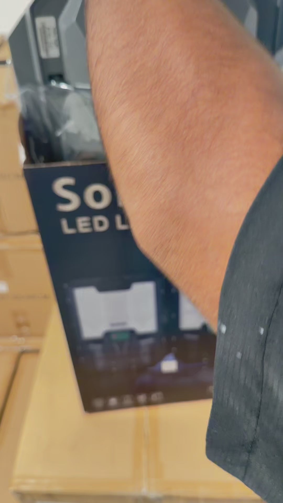 Foco Solar LED 500W | 55,000 lúmenes